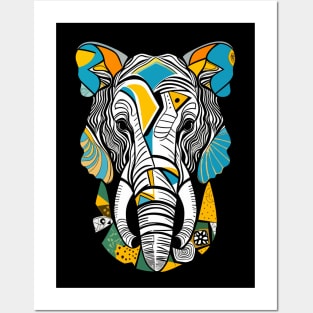 Portrait of Elephant Posters and Art